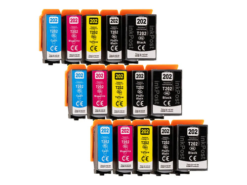 Kompatible 202XL Epson Druckerpatronen – 3 Multipacks