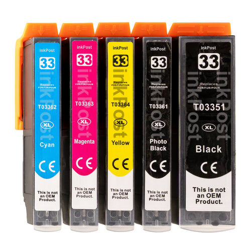 Kompatible T33XL Epson Druckerpatronen – 1 Multipack