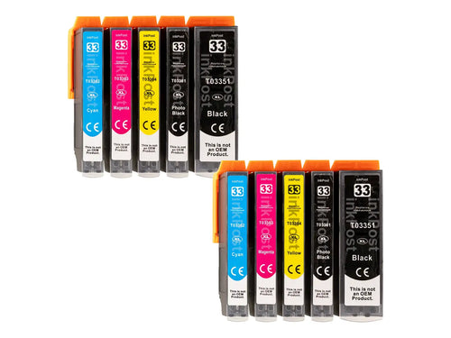 Kompatible T33XL Epson Druckerpatronen – 2 Multipacks