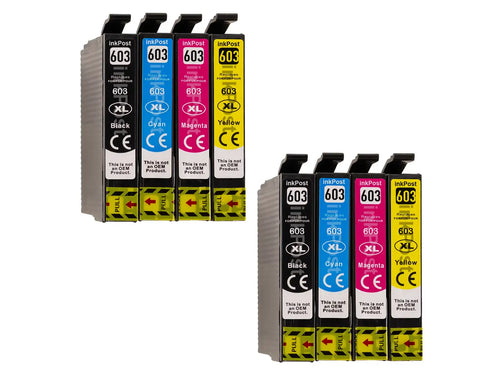 Kompatible 603XL Epson Druckerpatronen – 2 Multipacks