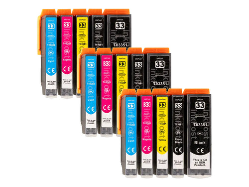 Kompatible 33XL Epson Druckerpatronen – 3 Multipacks