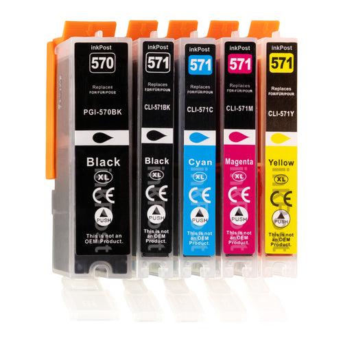Kompatible PGI-570/CLI-571XL Canon Druckerpatronen – 1 Multipack