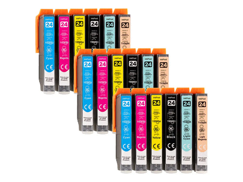 Kompatible T24XL Epson Druckerpatronen – 3 Multipacks