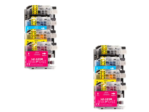 Kompatible LC123 Brother Druckerpatronen – 2 Multipacks