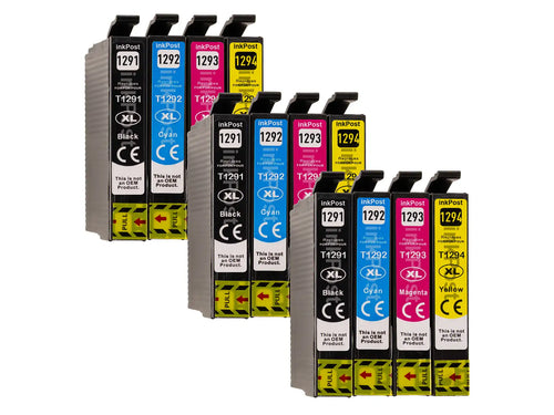 Kompatible T1295 Epson Druckerpatronen – 3 Multipacks