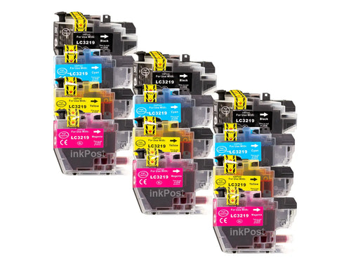 Kompatible LC3219XL Brother Druckerpatronen – 3 Multipacks