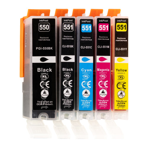Kompatible PGI-550/CLI-551XL Canon Druckerpatronen – 1 Multipack