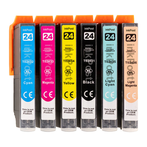 Kompatible 24XL Epson Druckerpatronen – 1 Multipack