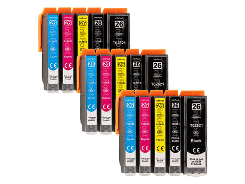 Kompatible T26XL Epson Druckerpatronen – 3 Multipacks