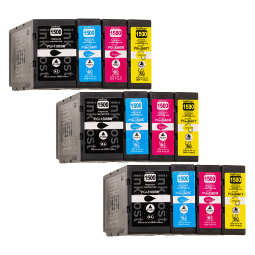 Kompatible PGI-1500XL Canon Druckerpatronen – 3 Multipacks