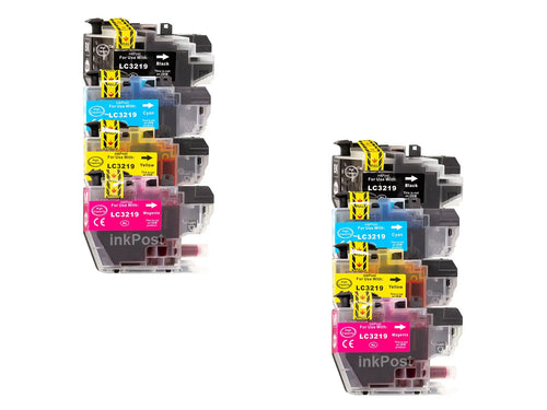 Kompatible LC3219XL Brother Druckerpatronen – 2 Multipacks