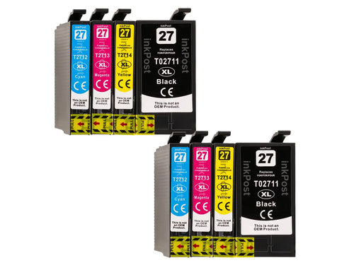 Kompatible T27XL Epson Druckerpatronen – 2 Multipacks