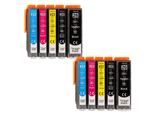 Kompatible T26XL Epson Druckerpatronen – 2 Multipacks